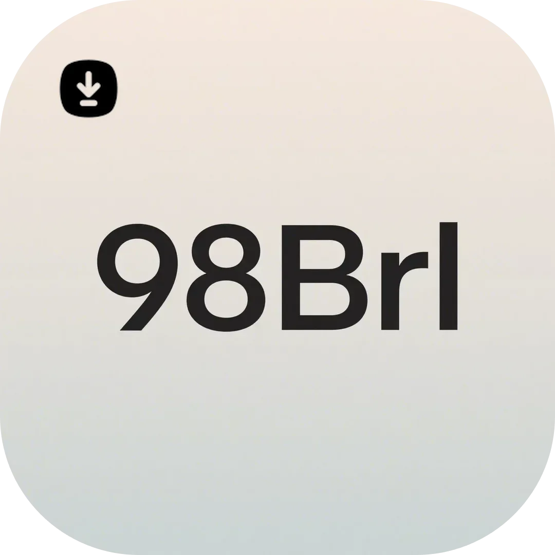 Download gratuito do app da 98brl